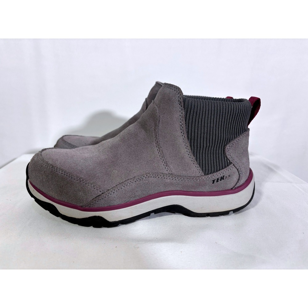 Gorpcore Utility LL Bean TEK2.5 Suede Waterproof Ankle Boots Womens 7.5 Gray